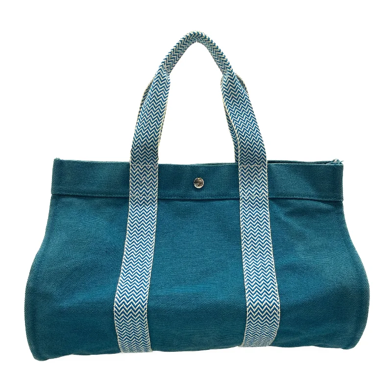 HERMES/Tote Bag/GRN/Canvas