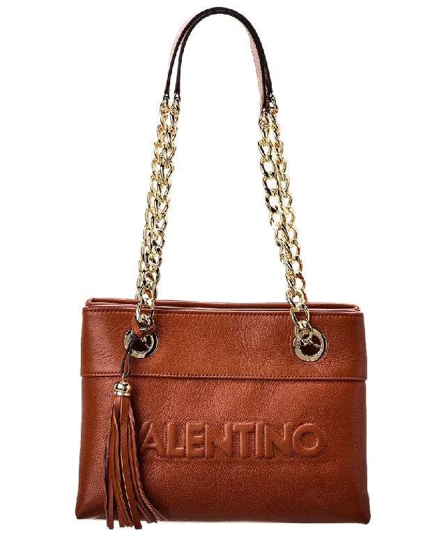 Valentino By Mario Valentino Kali Embossed Leather Shoulder Bag