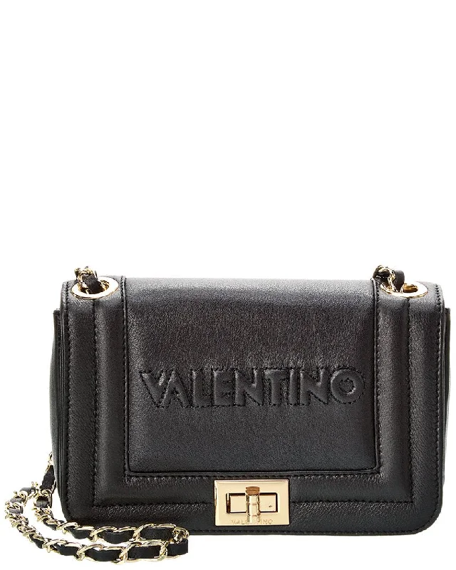 Valentino By Mario Valentino Beatriz Embossed Leather Shoulder Bag