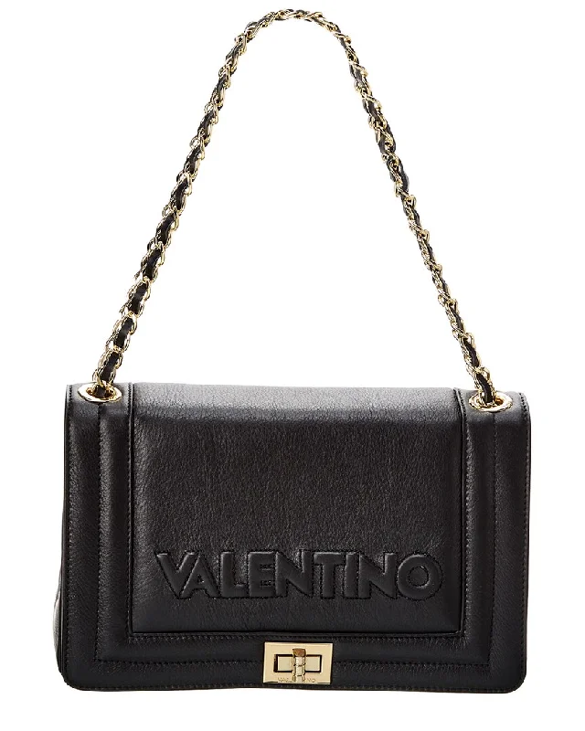 Valentino By Mario Valentino Alice Embossed Leather Shoulder Bag