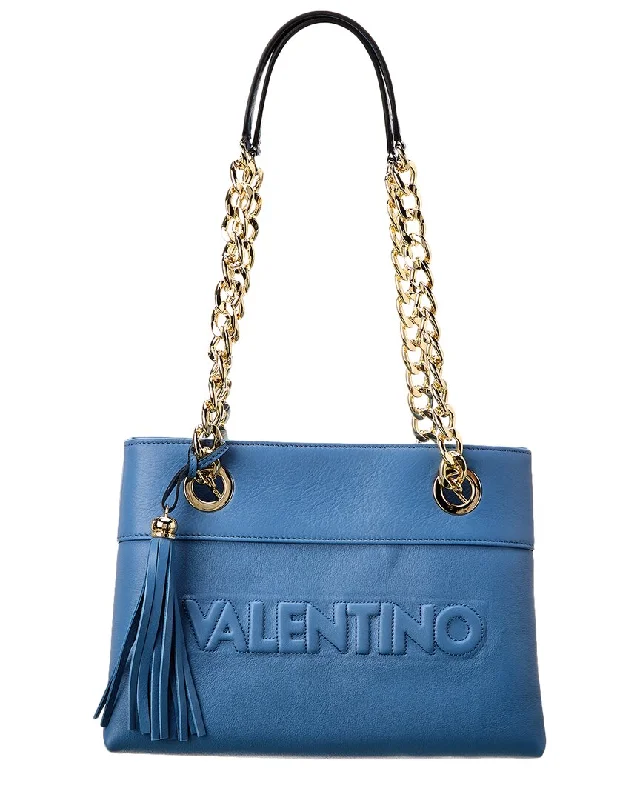 Valentino By Mario Valentino Kali Embossed Leather Shoulder Bag