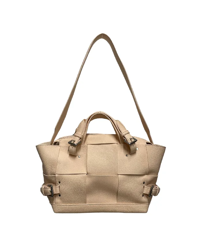 BOTTEGA VENETA Tote Bag/—/Plain/Leather/CRM//