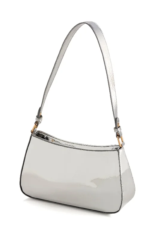 Clara Shoulder Bag - Silver