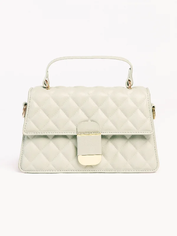 Criss-Cross Box Style Handbag