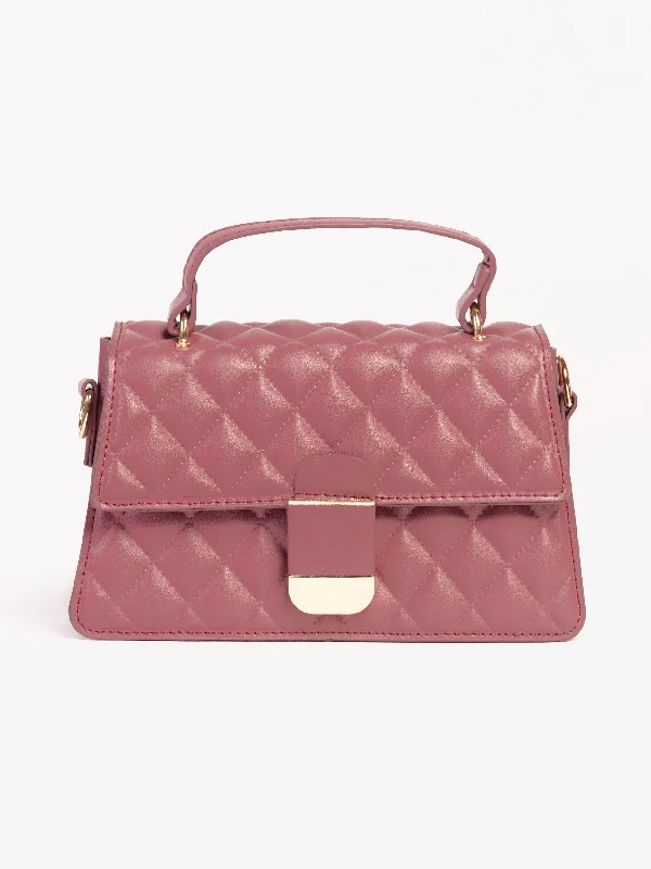 Criss-Cross Box Style Handbag