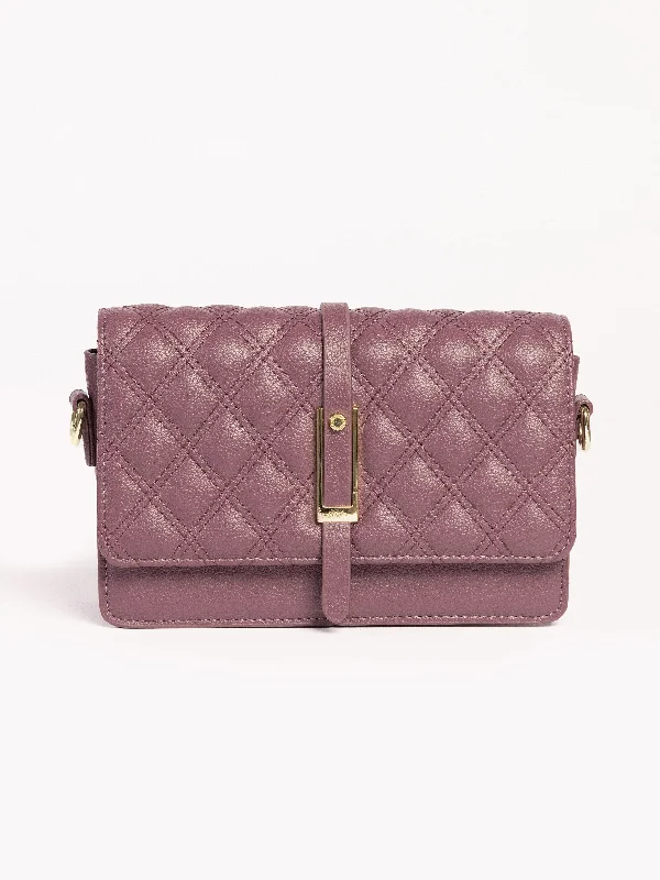 Criss-Cross Pattern Handbag