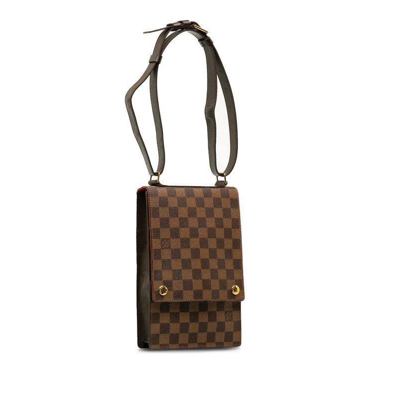 Louis Vuitton Damière Evene N45271 Shoulder Bag PVC/Leather Brown