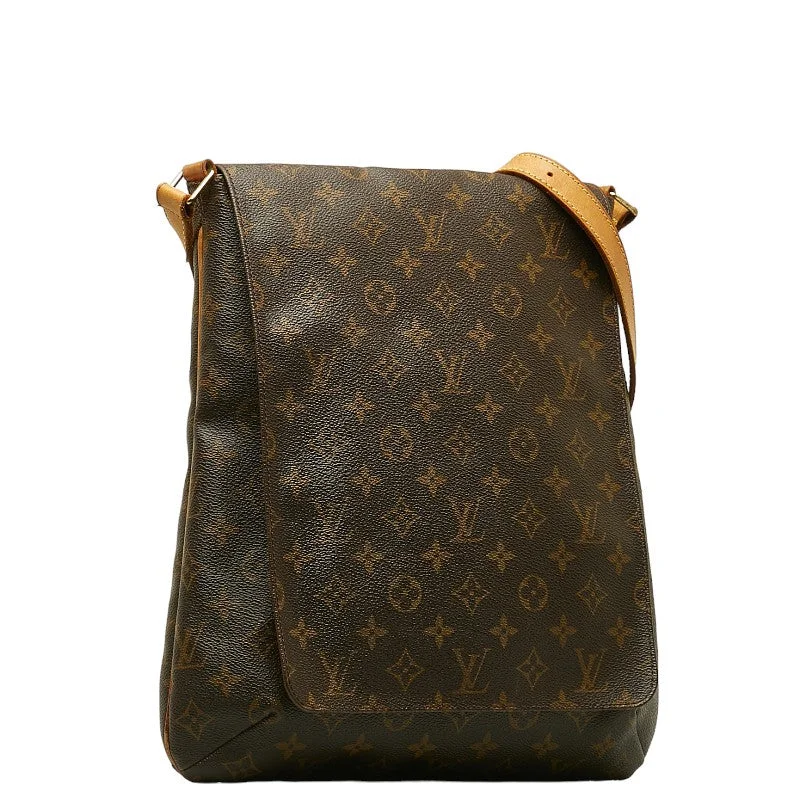 Louis Vuitton Monogram M51256 Shoulder Bag PVC/Leather Brown