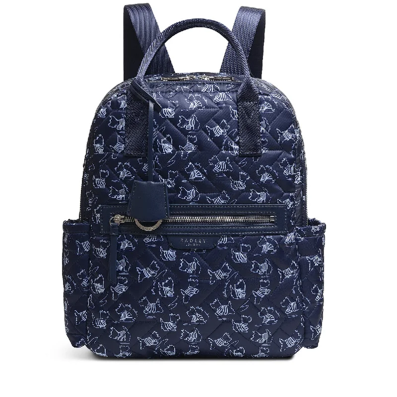 Maple Cross Signature Quilt - Medium Zip Top Backpack