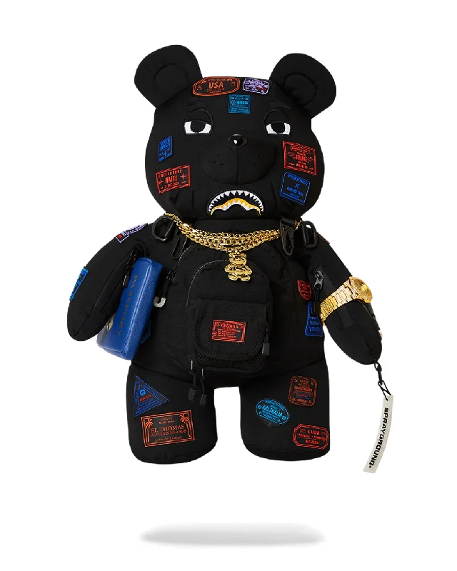 Sprayground  MONEYBEAR JAMES PASSPORT BEAR