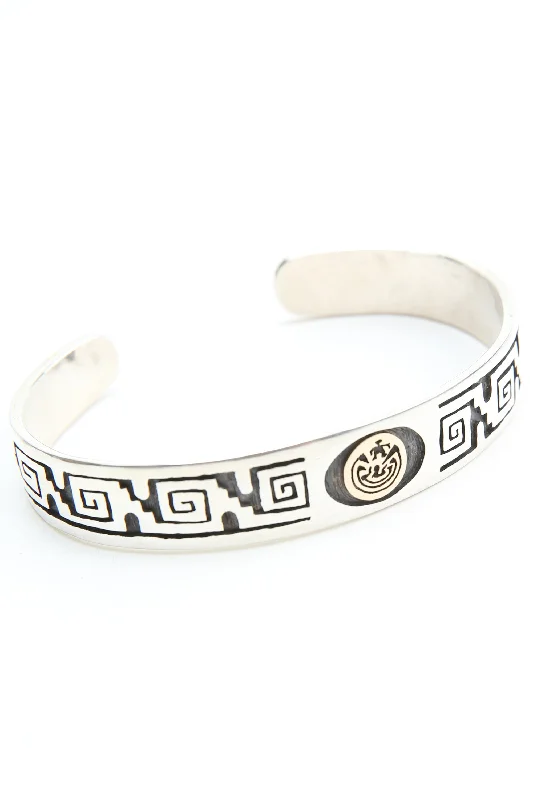 Jewelry Clearance Event – Stock Up Before It's Over 14K Gold & Sterling Silver Cuff by Jason Takala - Man in the Maze