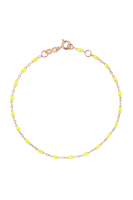 Stunning Jewelry At A Fraction Of The Price 6.7" Classic Gigi Bracelet - Lime + Yellow Gold Stunning Jewelry At A Fraction Of The Price 6.7" Classic Gigi Bracelet - Lime + Yellow Gold