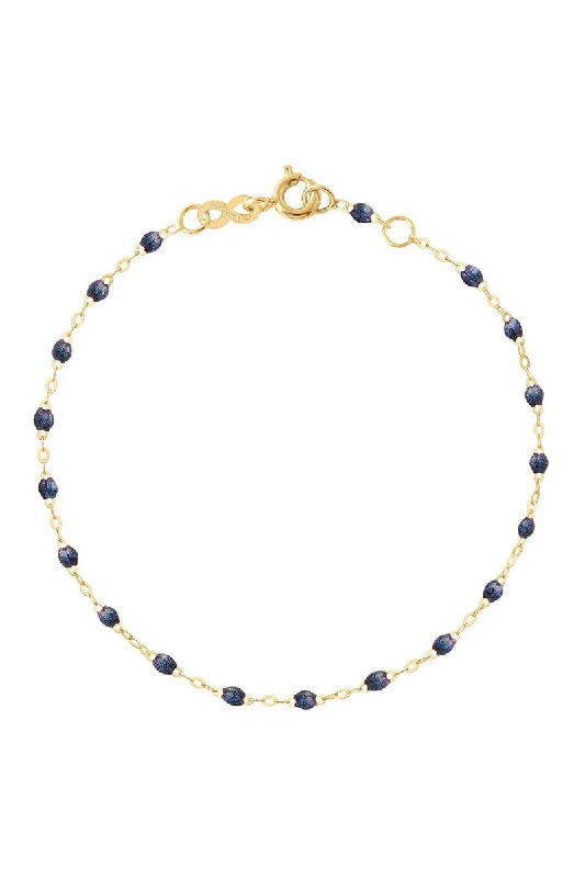 Timeless Jewelry At Special Discount Rates 6.7" Classic Gigi Bracelet - MIDNIGHT + YELLOW GOLD Timeless Jewelry At Special Discount Rates 6.7" Classic Gigi Bracelet - MIDNIGHT + YELLOW GOLD