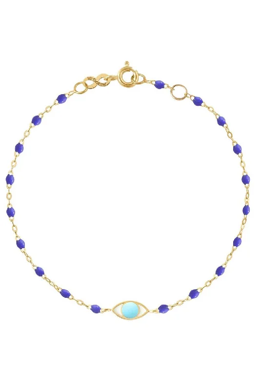 Limited-Time Jewelry Sale – Don't Miss These Deals 6.7" Eye Classic Gigi Bracelet - Bleuet and Yellow Gold Limited-Time Jewelry Sale – Don't Miss These Deals 6.7" Eye Classic Gigi Bracelet - Bleuet and Yellow Gold