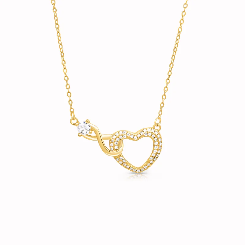 Special Deals On Handcrafted And Designer Jewelry ALWAYS IN MY HEART - INFINITY HEART NECKLACE Special Deals On Handcrafted And Designer Jewelry ALWAYS IN MY HEART - INFINITY HEART NECKLACE
