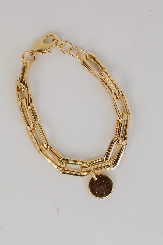 Discounted Jewelry For A Glamorous Look Ashton Gold Chain Bracelet