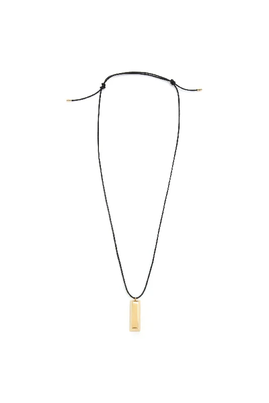 Shine Without Limits – Jewelry Sale Happening Now Bar Necklace in Yellow Gold 18K