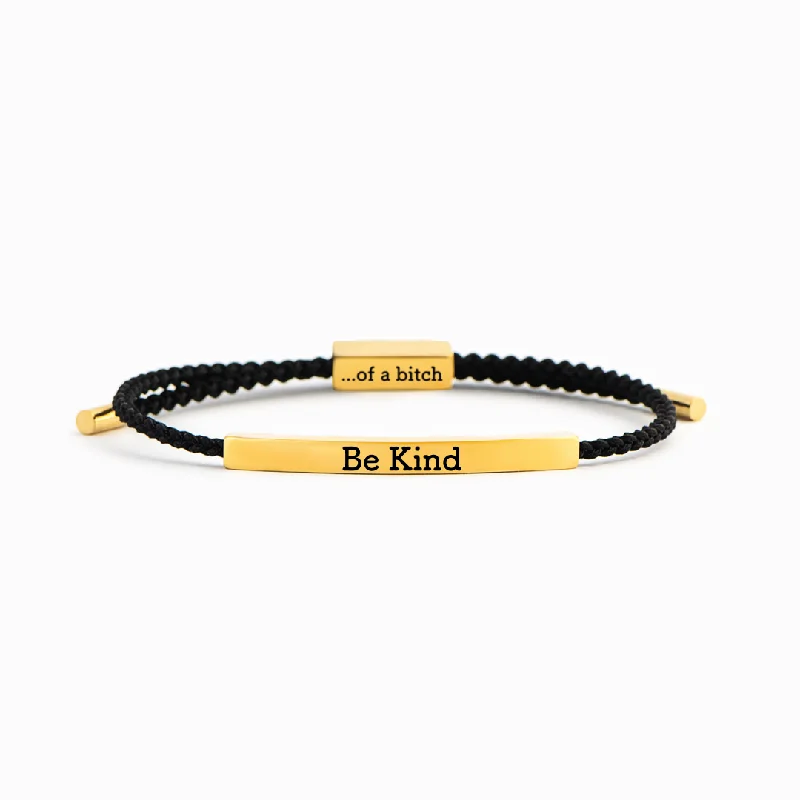 Timeless Elegance Now At Special Discounts Be Kind...of a bi♡ch - Motivational Tube Bracelet Timeless Elegance Now At Special Discounts Be Kind...of a bi♡ch - Motivational Tube Bracelet