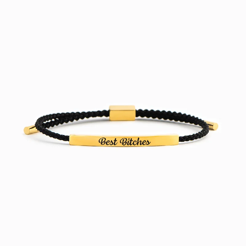 Jewelry Sale Bonanza – Grab Your Sparkle Now Best Bitches - Tube Bracelet