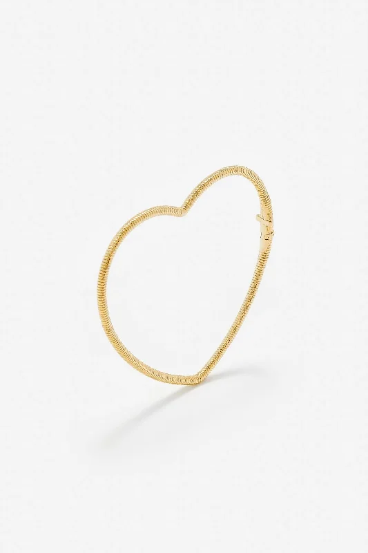 Huge Savings On Timeless Jewelry Collections Bracelet Jonc Coeur Rayure PM - Or Jaune Huge Savings On Timeless Jewelry Collections Bracelet Jonc Coeur Rayure PM - Or Jaune