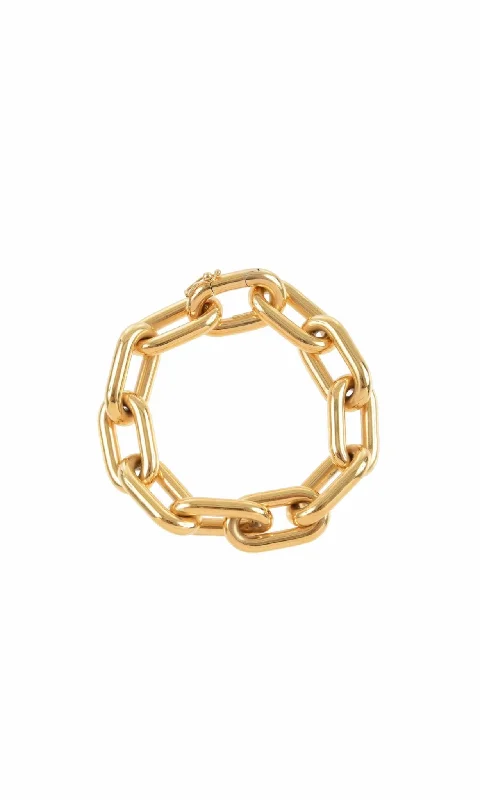 Sparkle On A Budget – Fine Jewelry For Less Chain Bracelet in Yellow Gold 18K