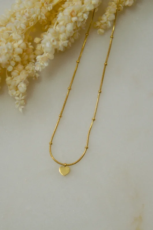 Chic, Trendy, And Affordable Jewelry Sale BEADED HEART NECKLACE