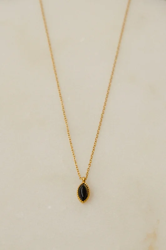 Timeless Jewelry At Special Discount Rates ELOISE NECKLACE // BLACK