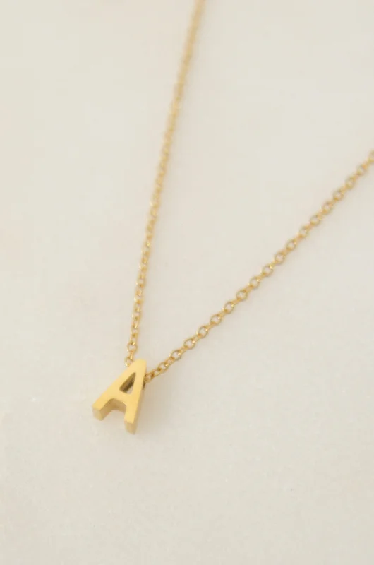 Don't Miss Out On Jaw-Dropping Jewelry Discounts LETTERS NECKLACE // A