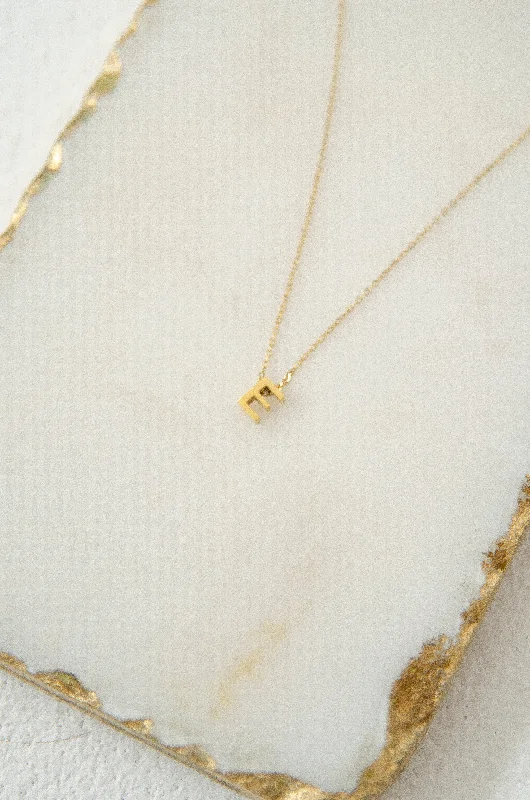 Timeless Elegance At Unbelievable Discounts LETTERS NECKLACE // E