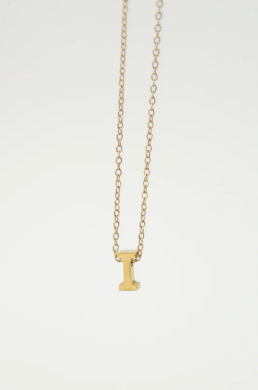 Classic And Modern Jewelry Styles On Sale LETTERS NECKLACE // I