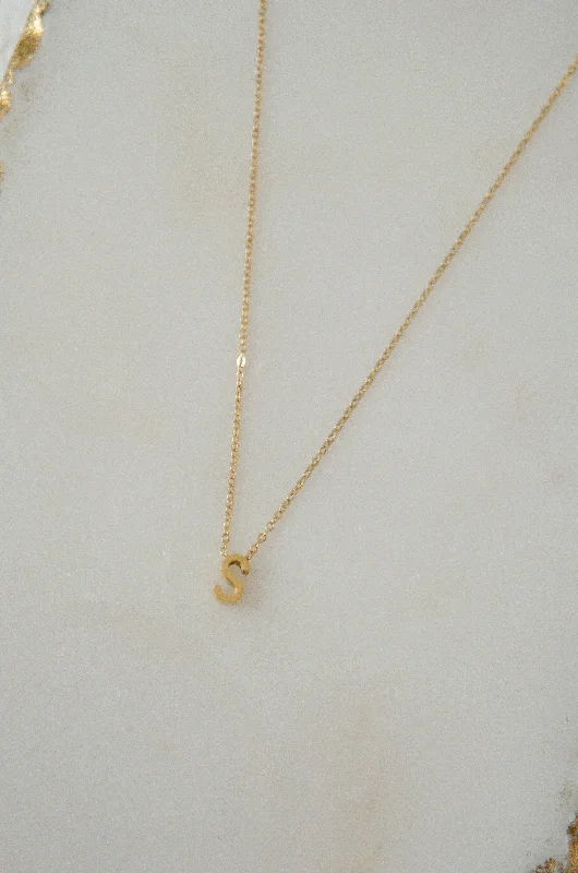 Elegant Jewelry, Affordable Luxury – Shop Now LETTERS NECKLACE // S