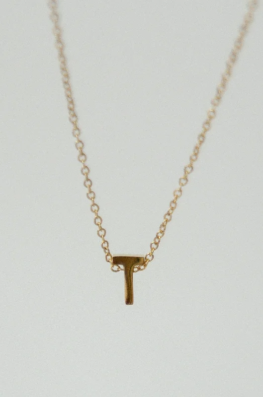 Best Jewelry Deals – Shop Premium Pieces At Great Prices LETTERS NECKLACE // T