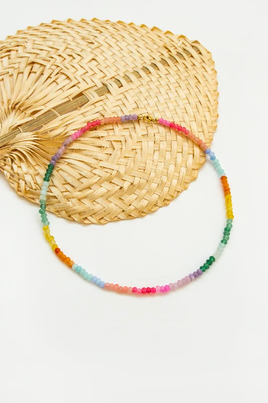 Limited-Time Offer On Elegant Jewelry Pieces MULTICOLOR BEADS NECKLACE
