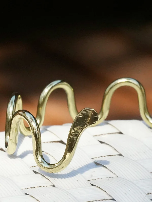 Luxury Jewelry Sale – Elegant Styles At Unbeatable Prices Curvy Cuff - Gold