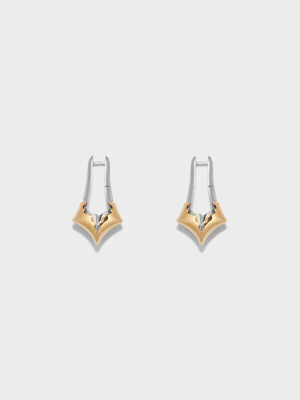 Shop Handcrafted Jewelry At Special Promotional Rates Delilah Palladium and 18kt Gold-Plated Earrings