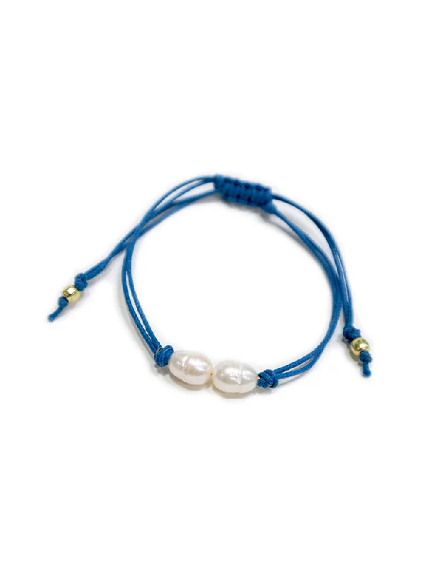 Premium Jewelry At Special Low Prices For A Limited Time Devin Corded Bracelet - Blue Premium Jewelry At Special Low Prices For A Limited Time Devin Corded Bracelet - Blue