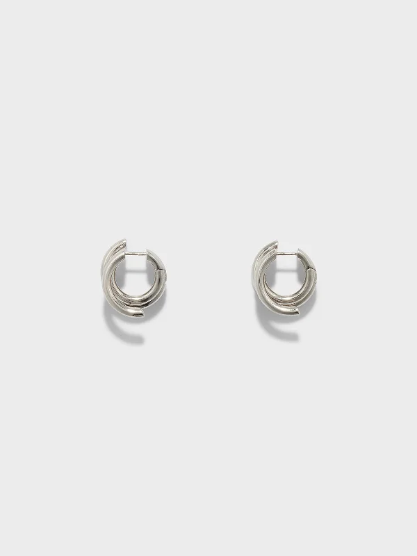 Dazzle In Elegance With Our Biggest Jewelry Sale Dillon Palladium-Plated Hoop Earrings Dazzle In Elegance With Our Biggest Jewelry Sale Dillon Palladium-Plated Hoop Earrings