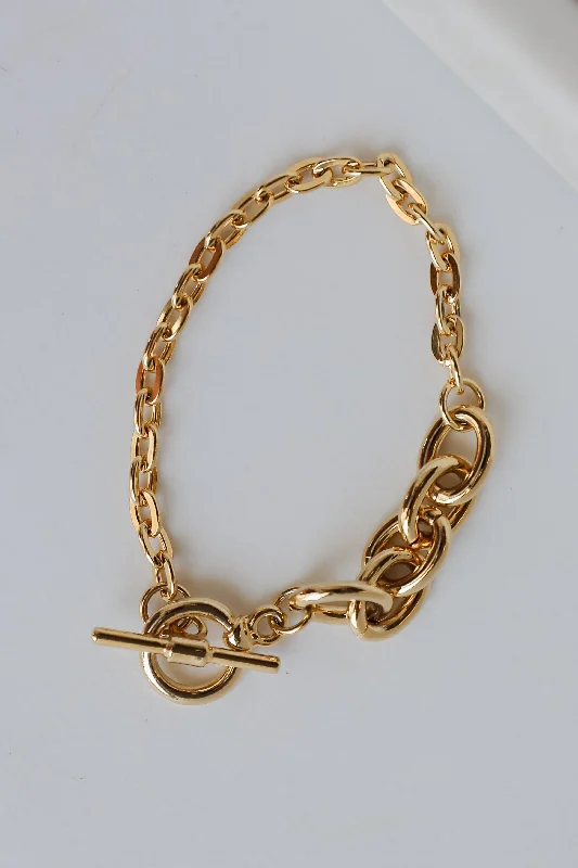 Trending Jewelry Styles Now At Limited-Time Discounts Elena Gold Chainlink Bracelet