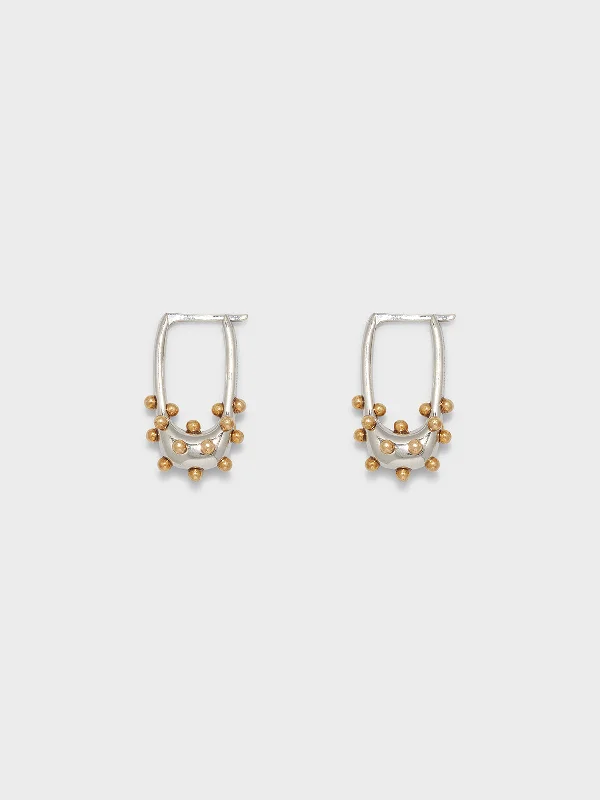 Elevate Your Outfit With Discounted Statement Jewelry Elijah Palladium and 18kt Gold-Plated Hoop Earrings Elevate Your Outfit With Discounted Statement Jewelry Elijah Palladium and 18kt Gold-Plated Hoop Earrings
