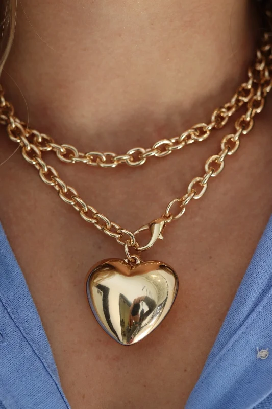 Premium Jewelry Now Available At Special Discounts Ellie Heart Pendant Chain Long Necklace Premium Jewelry Now Available At Special Discounts Ellie Heart Pendant Chain Long Necklace