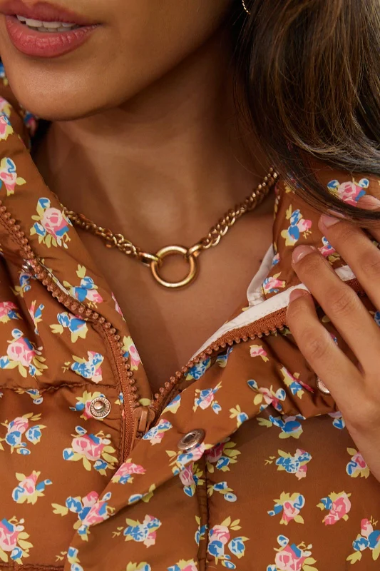 Shop Dazzling Jewelry At The Best Prices Eryn Circle Charm Chain Necklace
