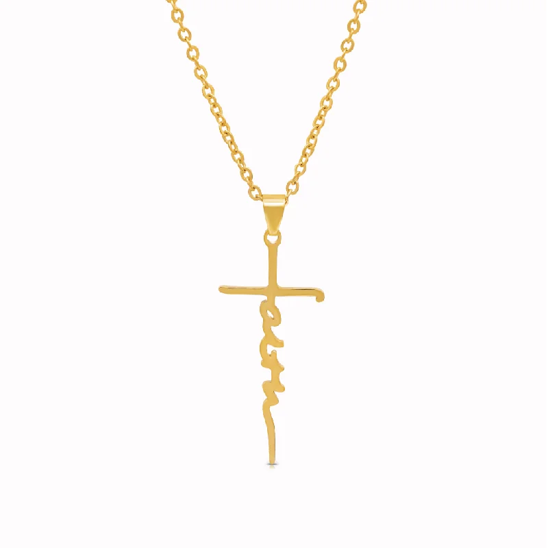 Seasonal Jewelry Deals – Elevate Your Style To My Daughter - Faith Cross Necklace