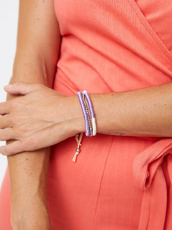 Unmissable Discounts On Timeless Jewelry Pieces Friendship Threaded Bracelet - Lavender Unmissable Discounts On Timeless Jewelry Pieces Friendship Threaded Bracelet - Lavender