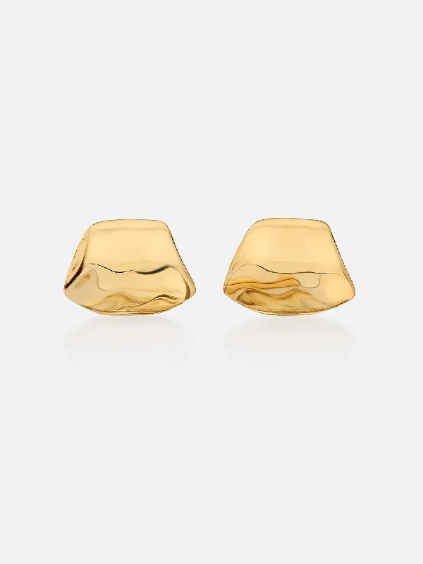 Shop Dazzling Jewelry At The Best Prices Golden Waves Molten Cuff Earrings