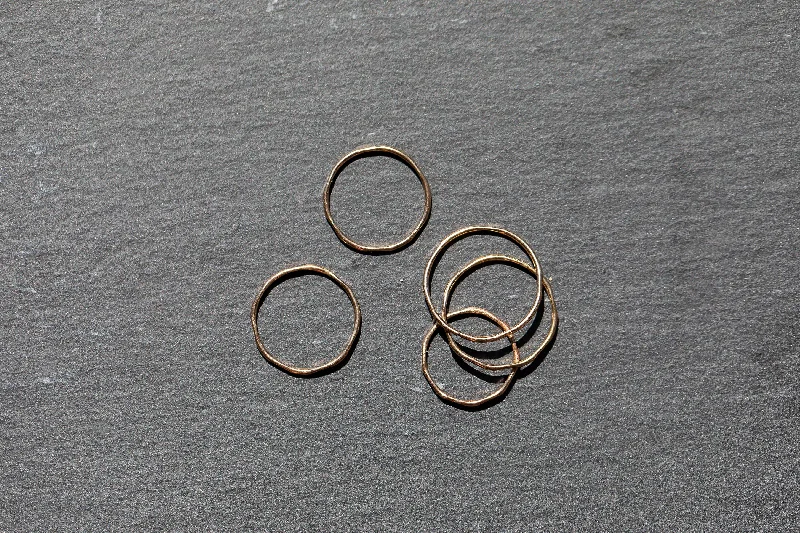 Dazzle With Discounts – Shop Jewelry On Sale Hammered Stacking Ring