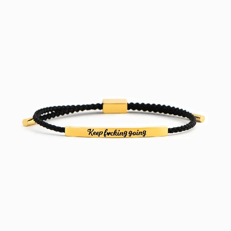 Sparkle For Less – Shop Our Limited-Time Jewelry Deals Keep F♡cking Going - Motivational Tube Bracelet Sparkle For Less – Shop Our Limited-Time Jewelry Deals Keep F♡cking Going - Motivational Tube Bracelet