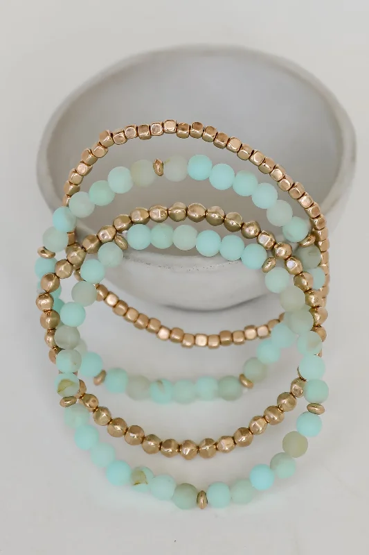 Last Chance To Grab Your Favorite Jewelry At A Discount FINAL SALE - Lainey Mint Beaded Bracelet Set Last Chance To Grab Your Favorite Jewelry At A Discount FINAL SALE - Lainey Mint Beaded Bracelet Set