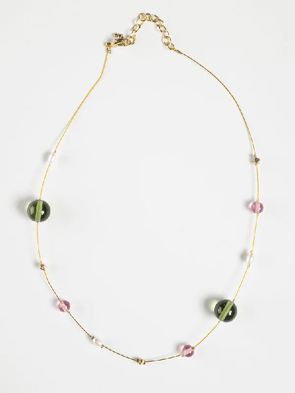 Upgrade Your Jewelry Collection For Less Laurel Beaded Necklace - Gold
