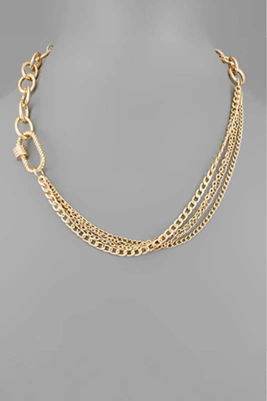 Personalized Jewelry Sale – Meaningful Gifts At Great Prices Lia Carabiner and Multi Row Chain Necklace Personalized Jewelry Sale – Meaningful Gifts At Great Prices Lia Carabiner and Multi Row Chain Necklace