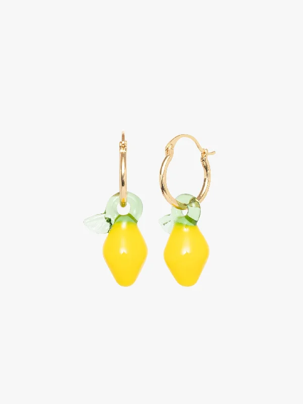 Flash Sale On Elegant Jewelry – Don't Miss Out Limoncello Hoops - Lemon
